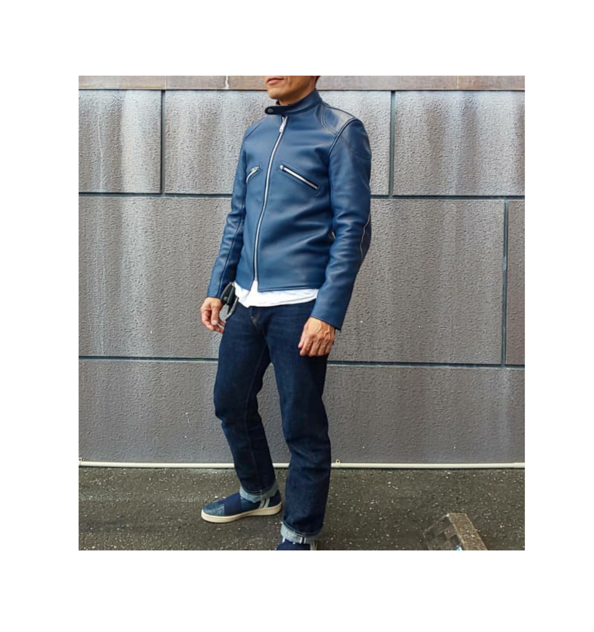 ADDICT CLOTHES JAPAN 革ジャン ライダースジャケット – クロス 